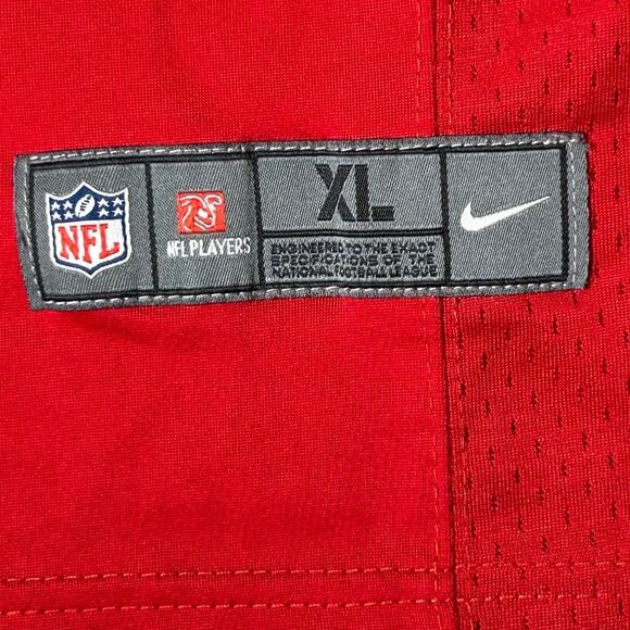 Red Vernon Davis #85 Jersey Youth XL Red Stitched San Francisco 49ers NFL‎ Nike - Picture 3 of 10